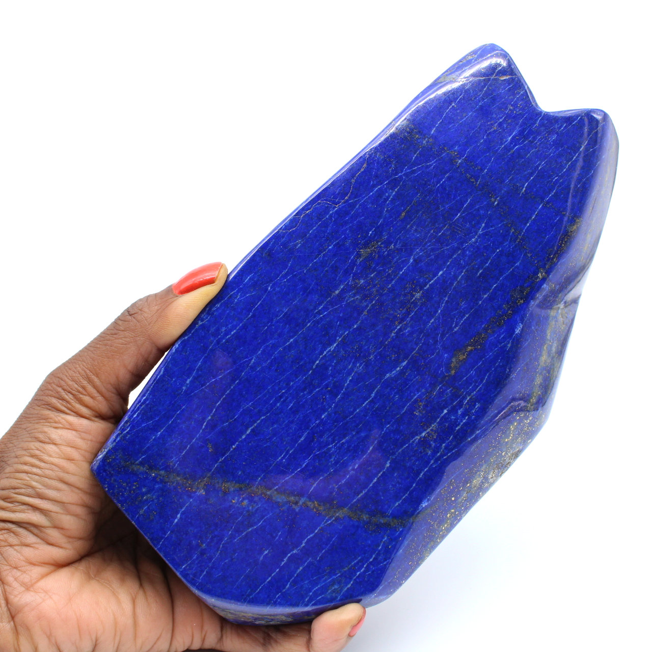 Großer polierter Lapislazuli-Sammlerstein