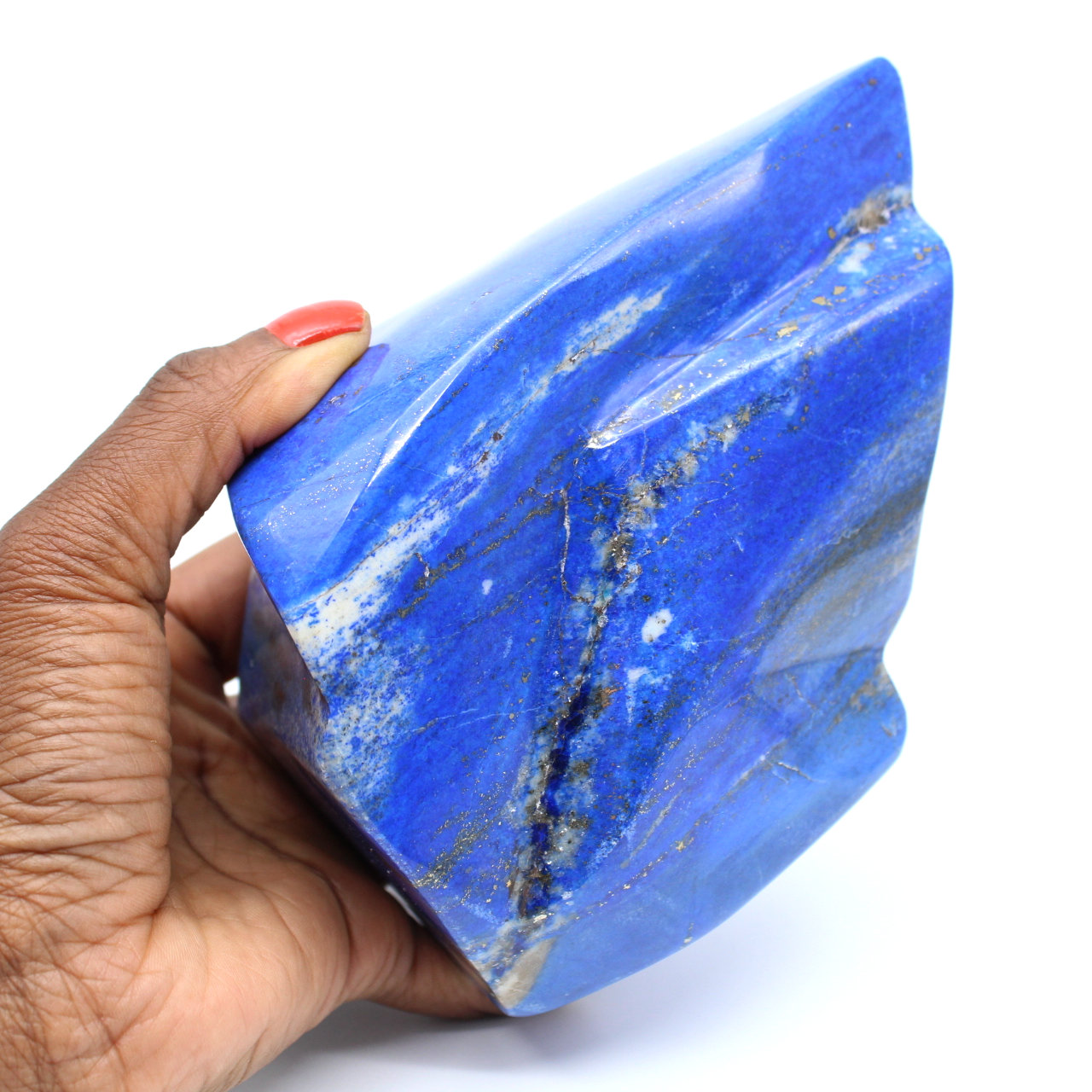 Großer Zierstein aus Lapislazuli
