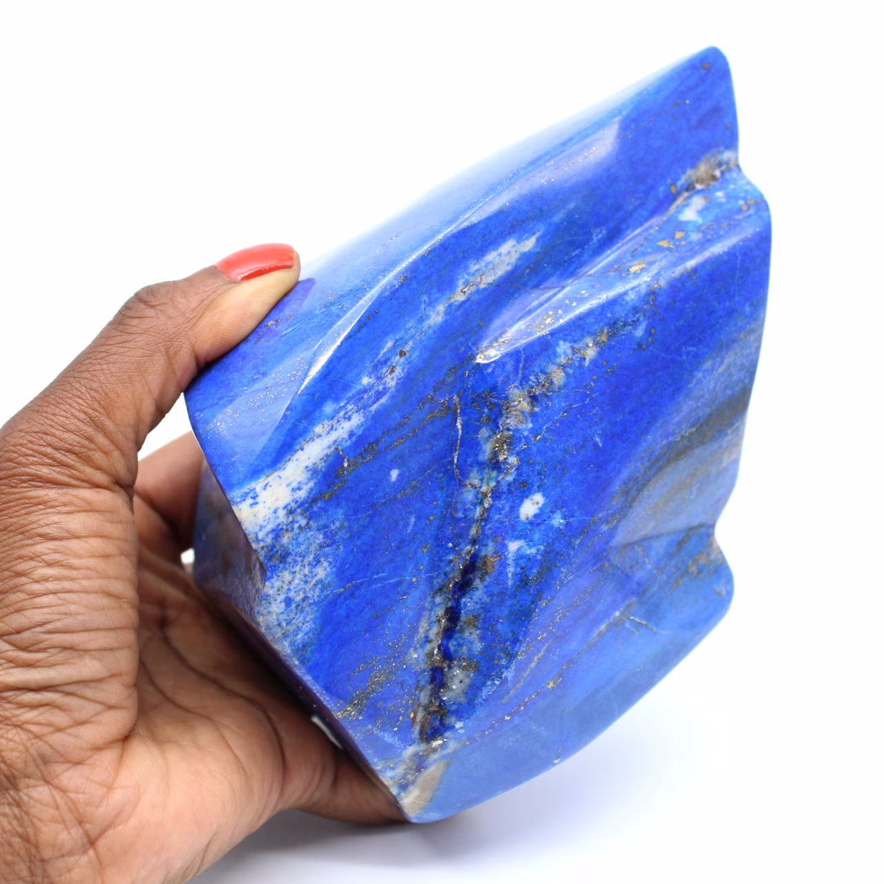Großer Zierstein aus Lapislazuli