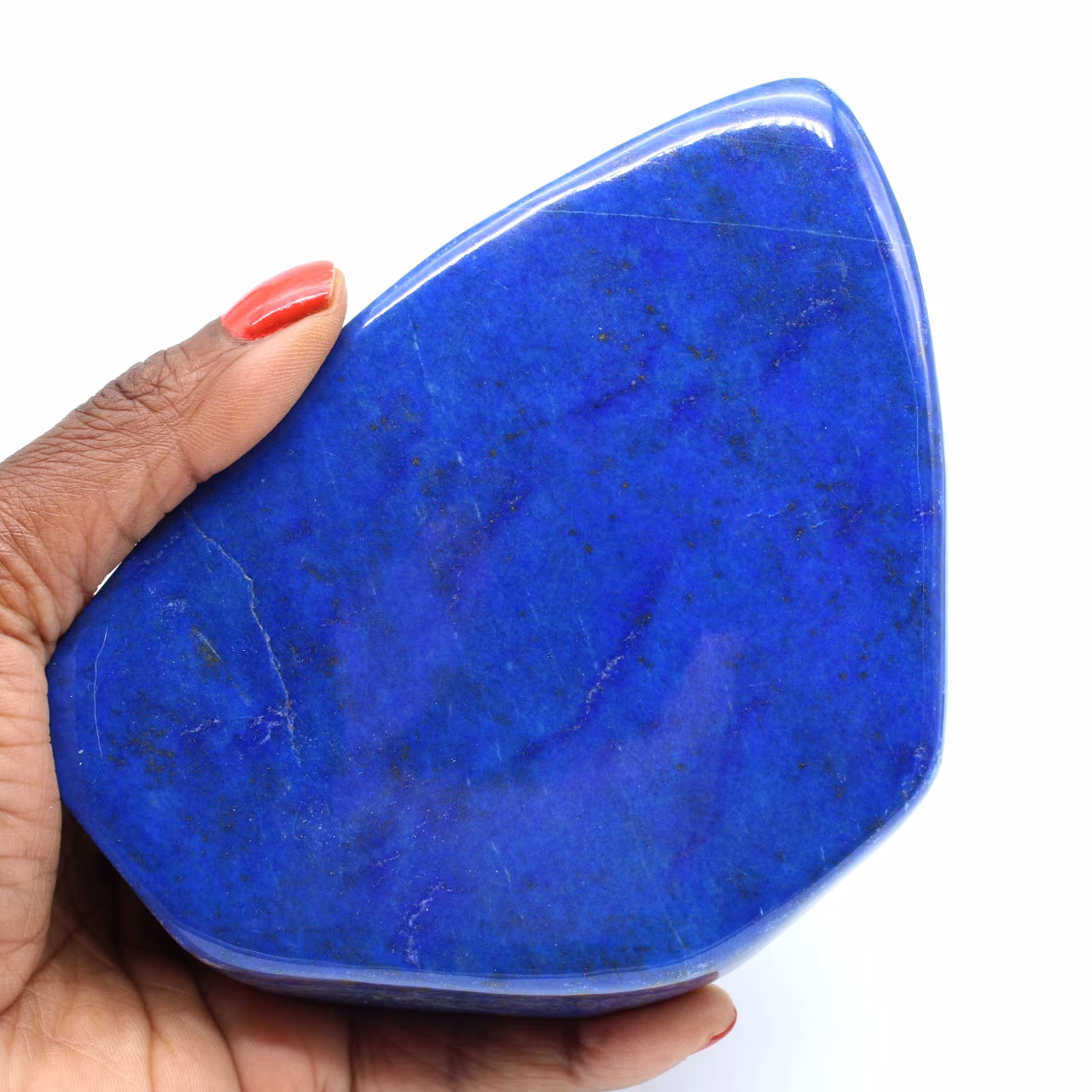 Polierter natürlicher Lapislazuli