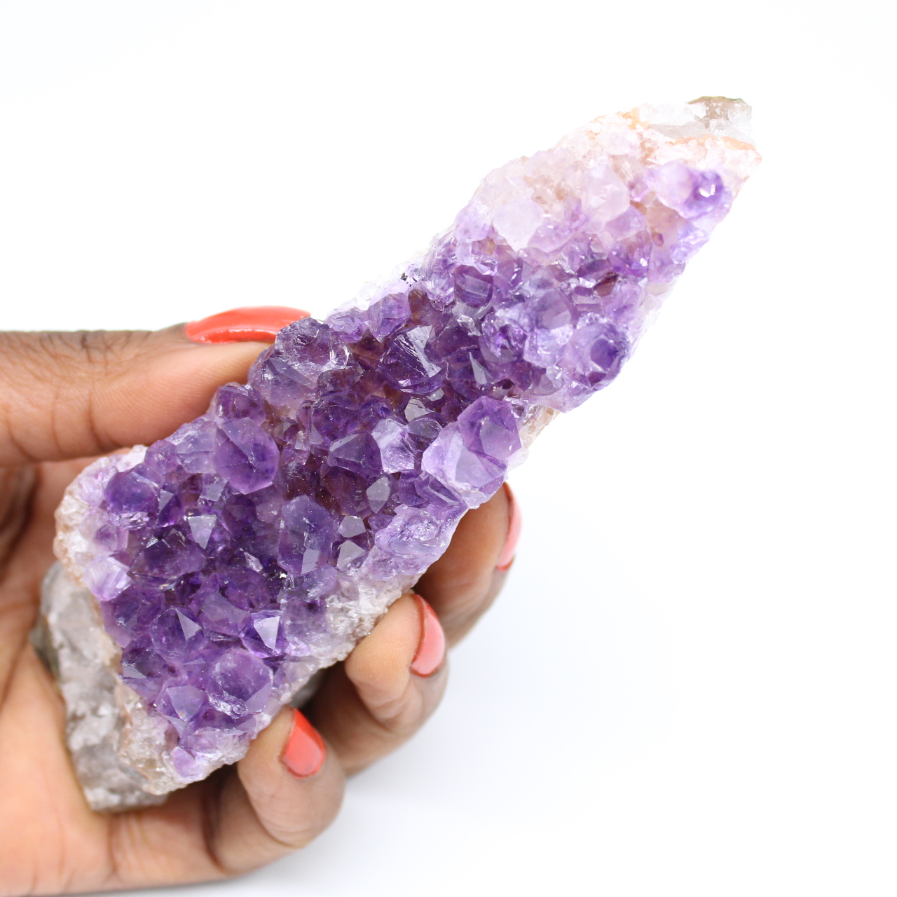 Uruguayische Amethystkristalle