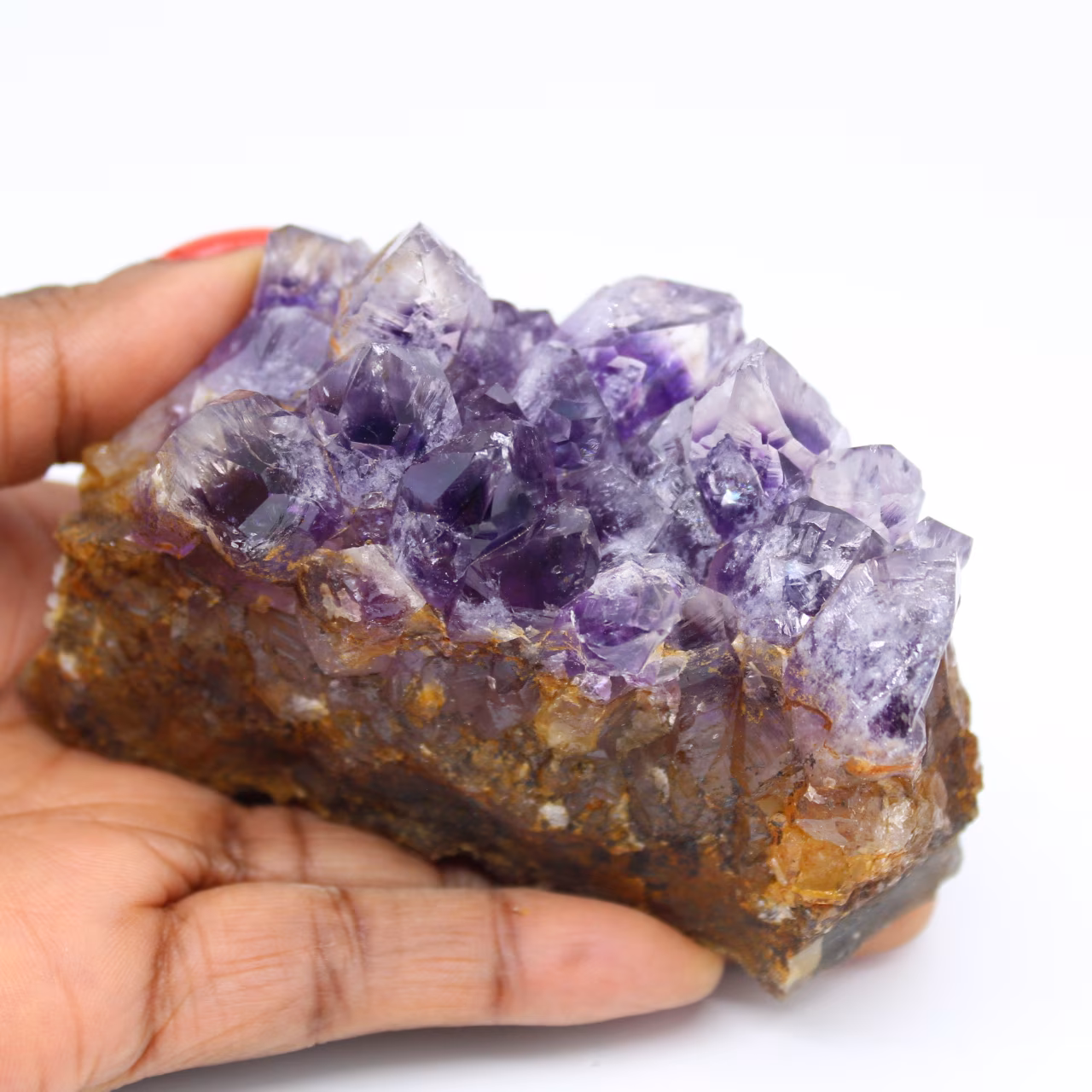 Natürlicher kristallisierter Amethyst