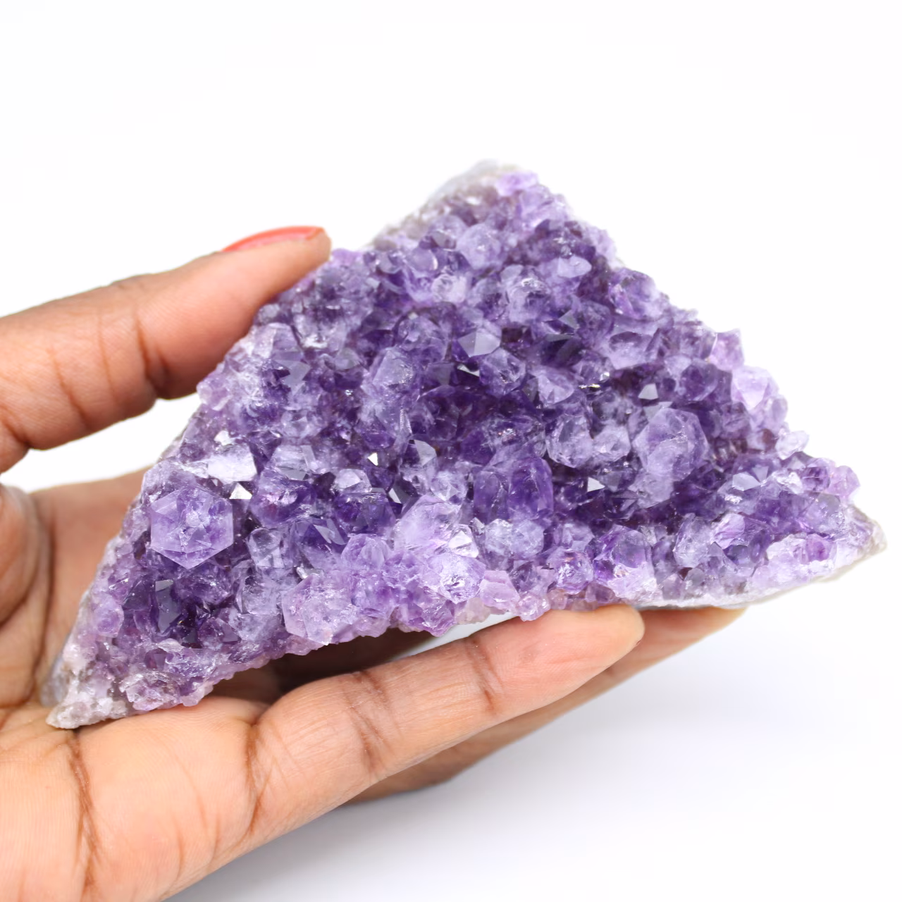 Druse aus natürlichem Amethyststein