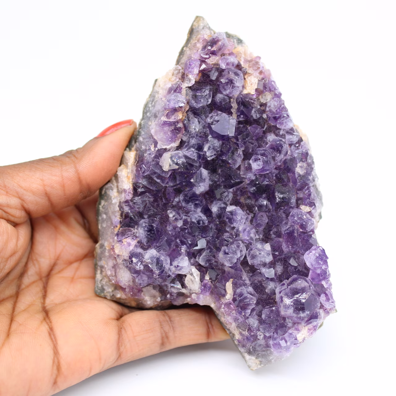 Natürliche Kristallisation von Amethyst