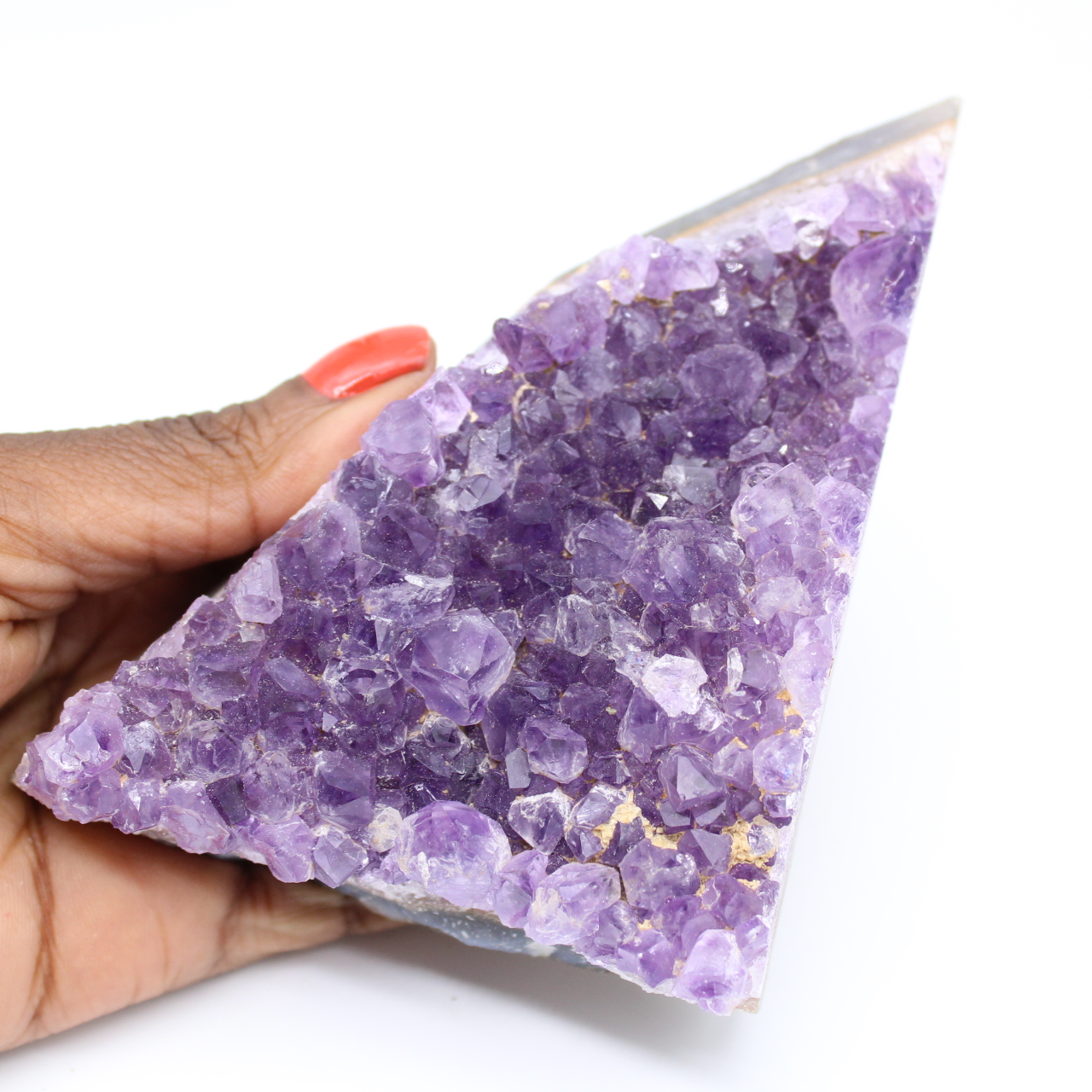 Uruguayische Amethyststein-Druse