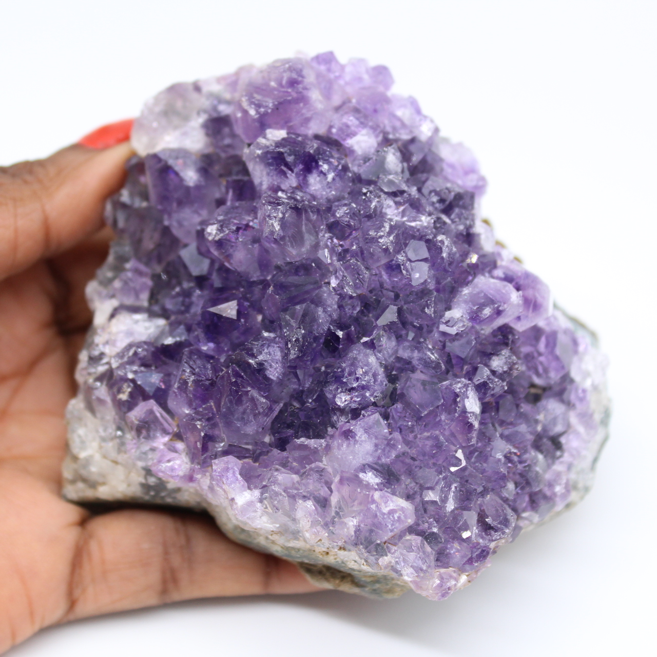 Natürlicher kristallisierter Amethyst
