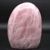 Polierter Rosenquarzblock - 0