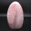 Polierter natürlicher Rosenquarzblock - 0