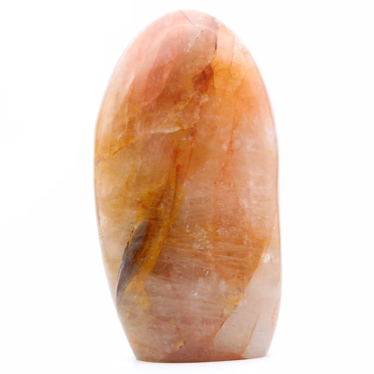 Freie Form von gelbem Quarz