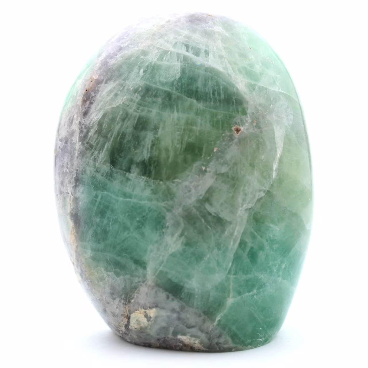 Freiform grüner Fluoritstein