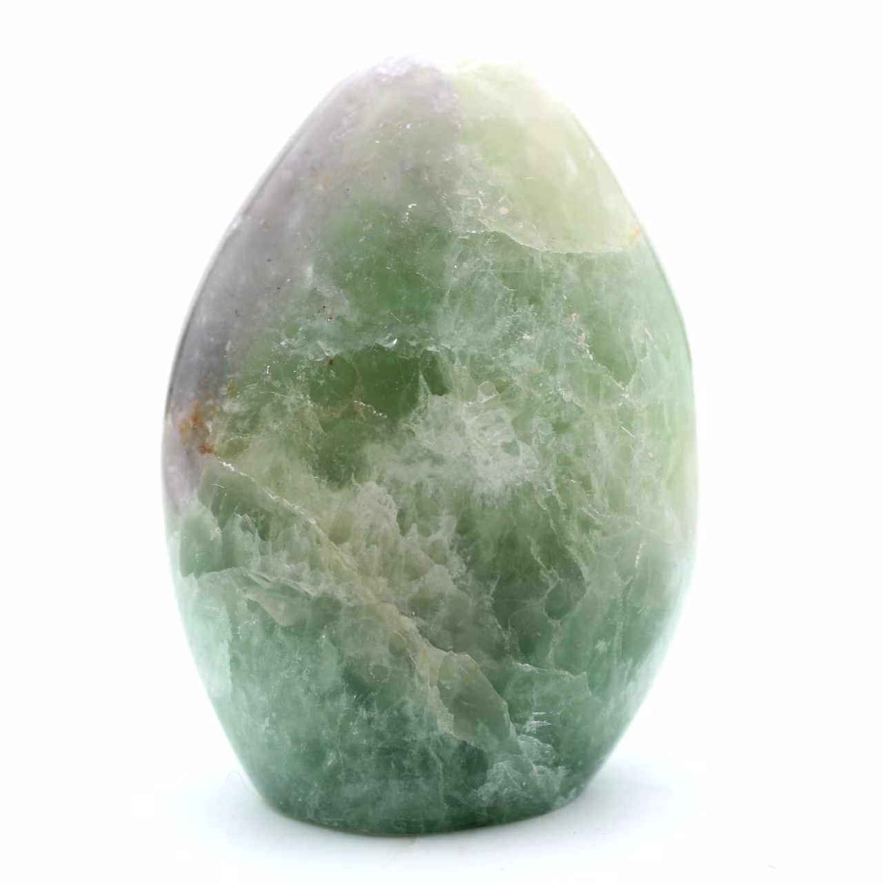 Freiform grüner Fluoritstein