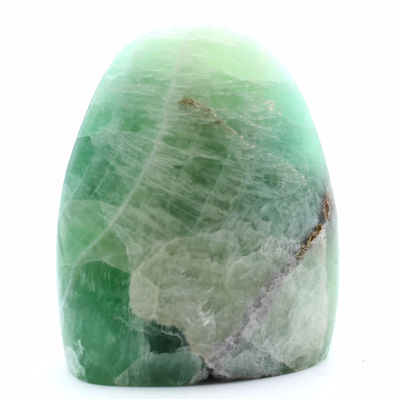 Grüner Fluorit Dekorationsstein