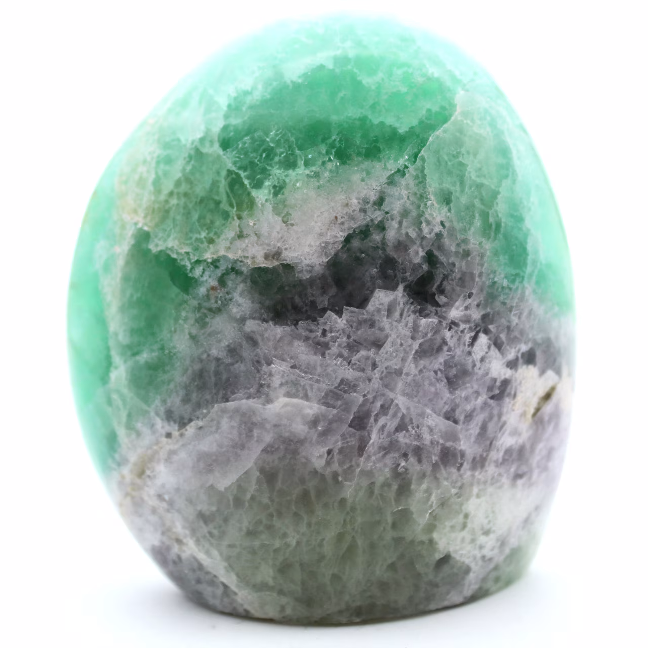 Natürlicher grüner Fluoritstein