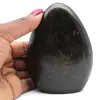 Polierter schwarzer Turmalin aus Madagaskar - 0