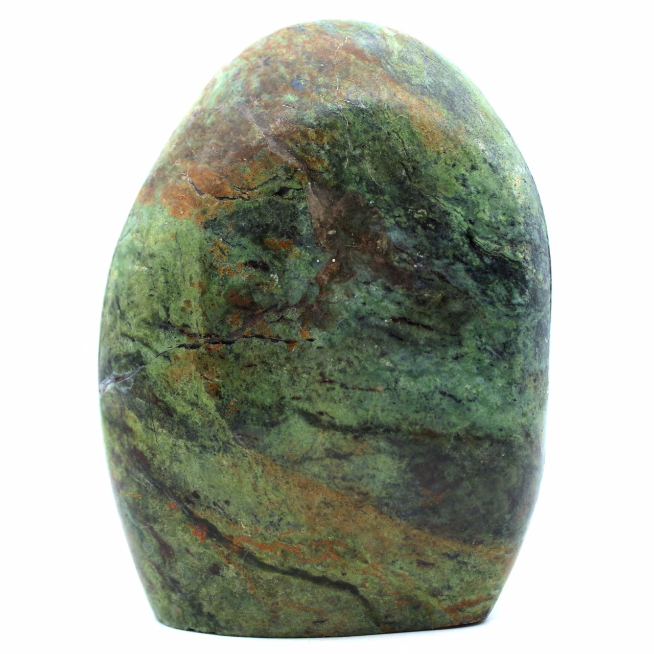 Polierter natürlicher Chrysoprasblock