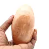 Natürlicher rosafarbener Mondstein mit Mikrolinien - 1