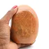 Dekorativer natürlicher mikrolinienrosa Mondstein - 1