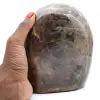 Schwarzer Mondstein Microline Zierstein aus Madagaskar - 1