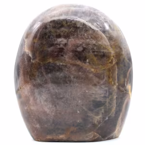 Schwarzer Mondstein Microline Zierstein aus Madagaskar