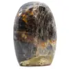 Freiform-Mikrolinienstein aus schwarzem Mondstein - 0