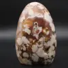 Polished natural flower agate block - 0