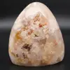 Free form agate flower stone - 0