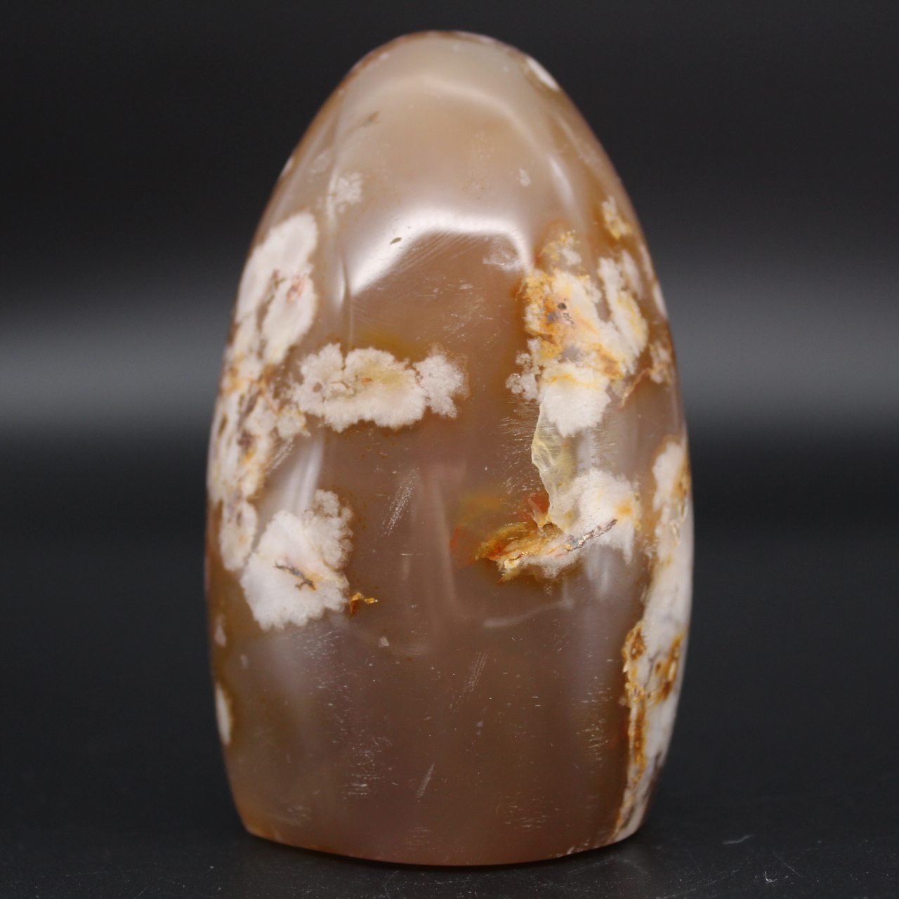 Polished flower agate from Madagascar