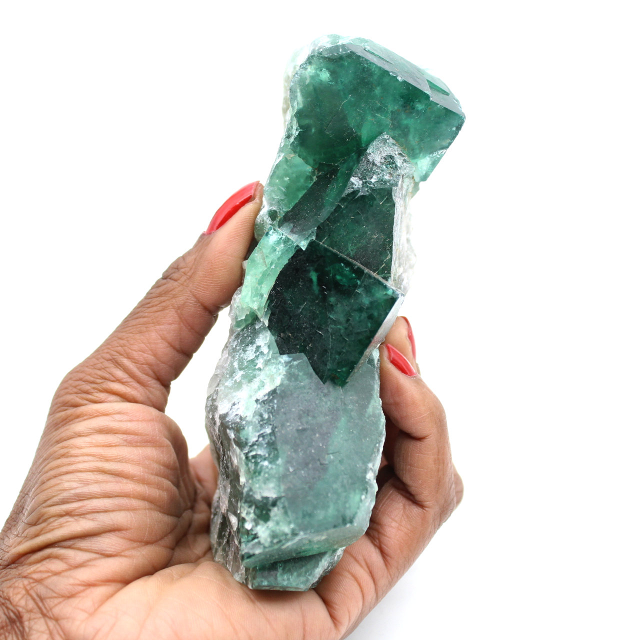Kubische Fluoritkristallisation aus Madagaskar