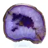 mineralischer violetter Achat - 0