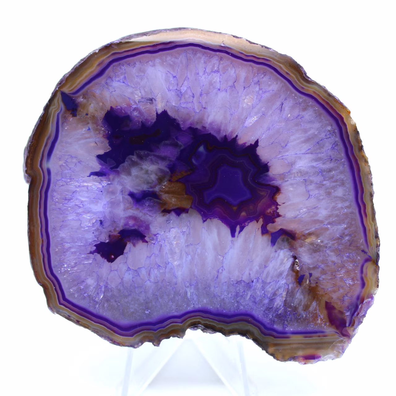 mineralischer violetter Achat