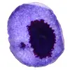 Mineralische violette Achatdekoration - 0