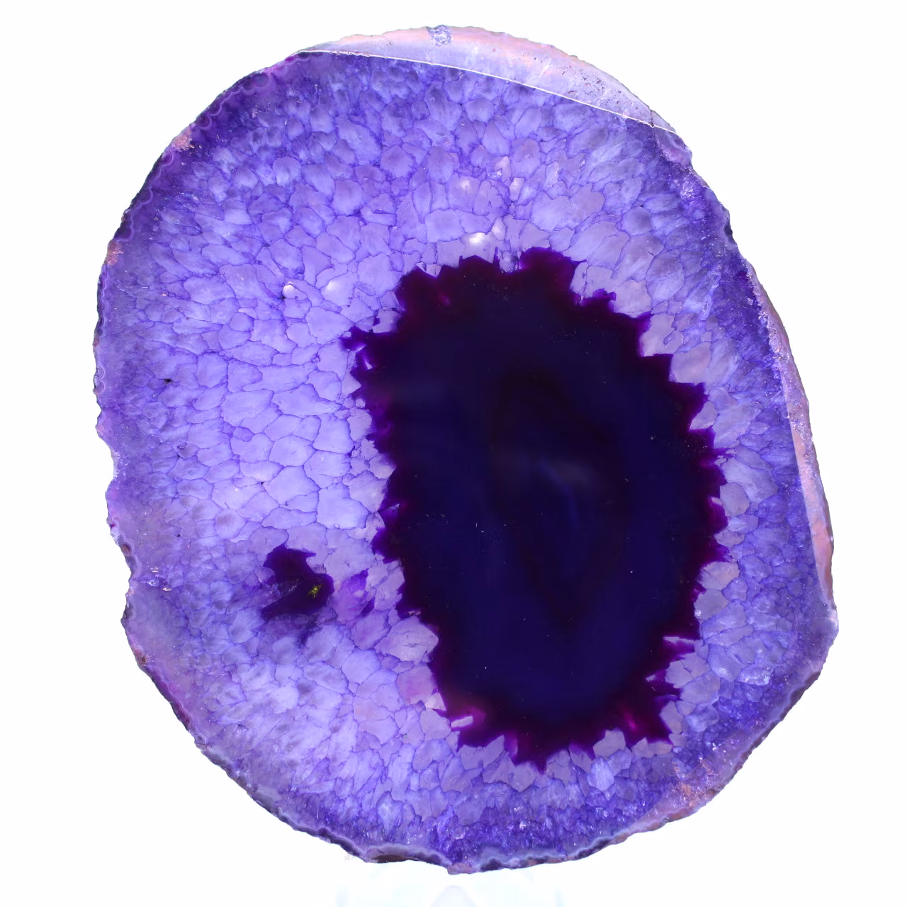 Mineralische violette Achatdekoration