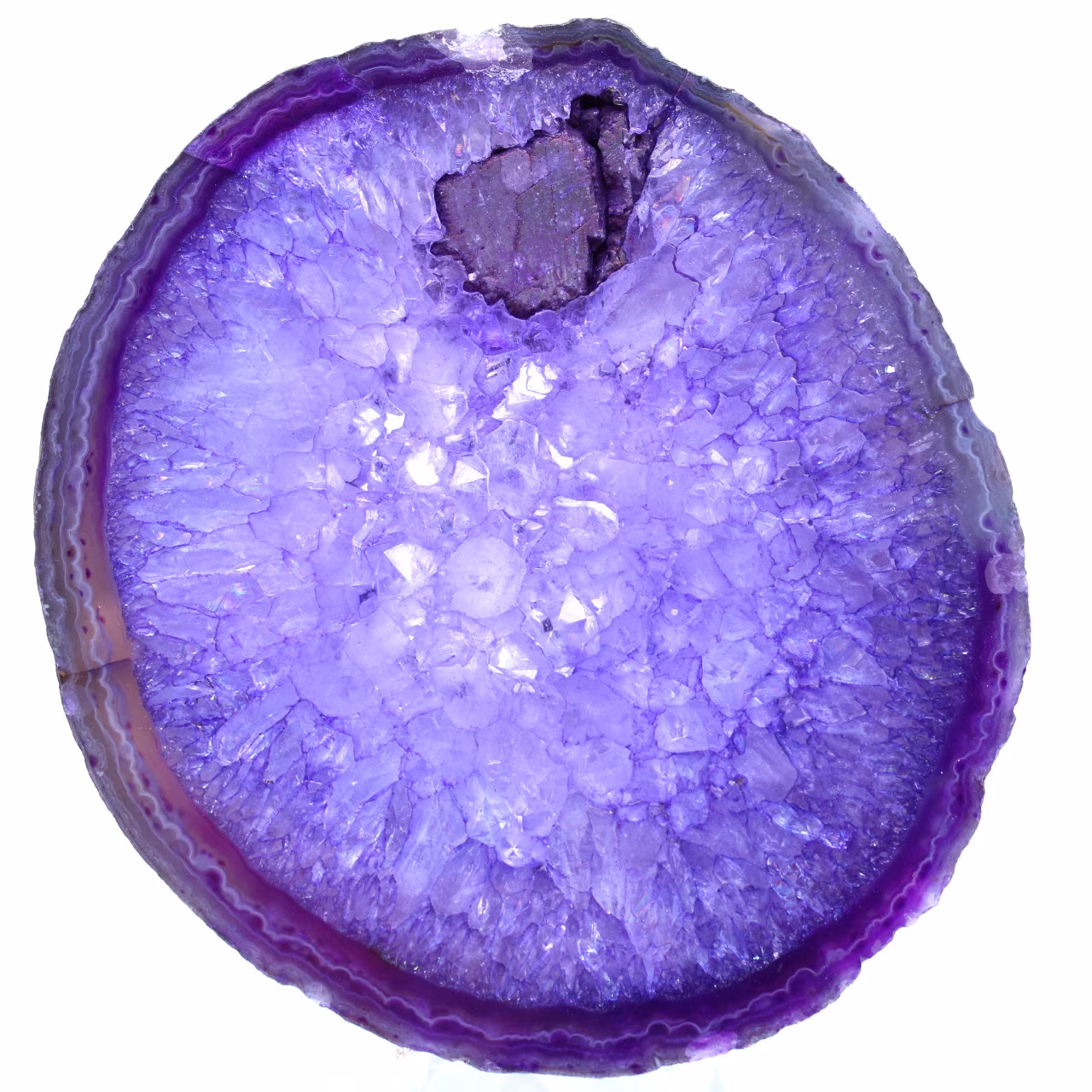 mineralischer violetter Achat