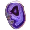mineralischer violetter Achat - 0