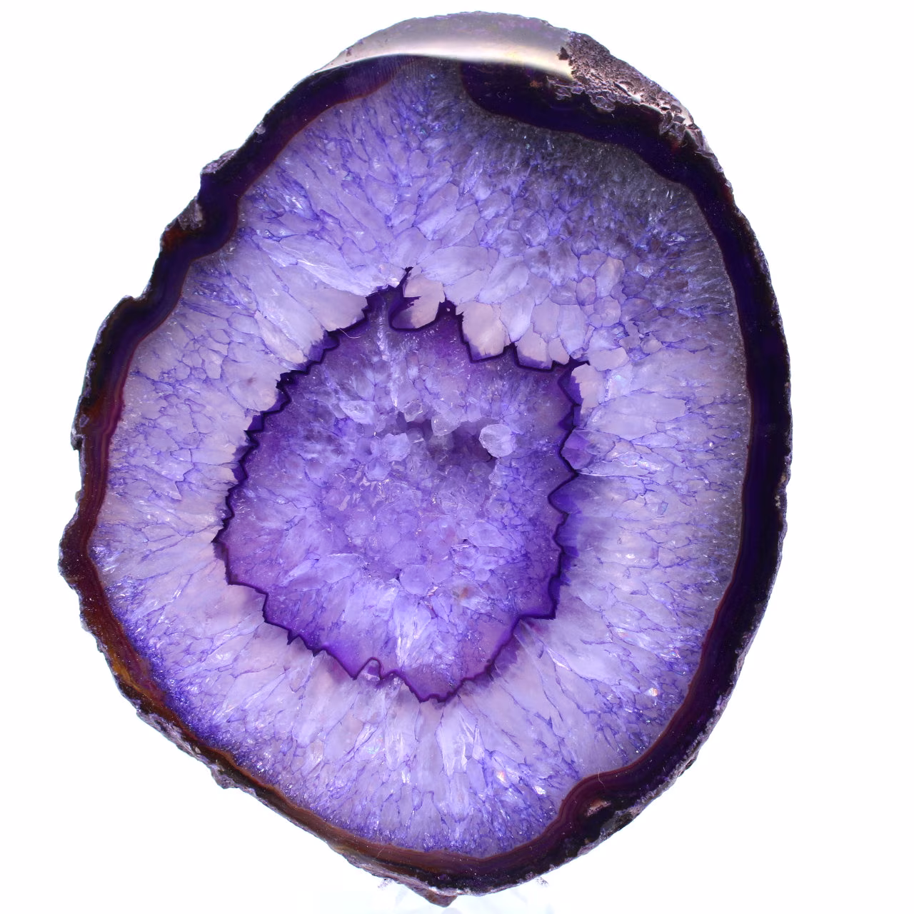 Violetter Achatstein aus Brasilien