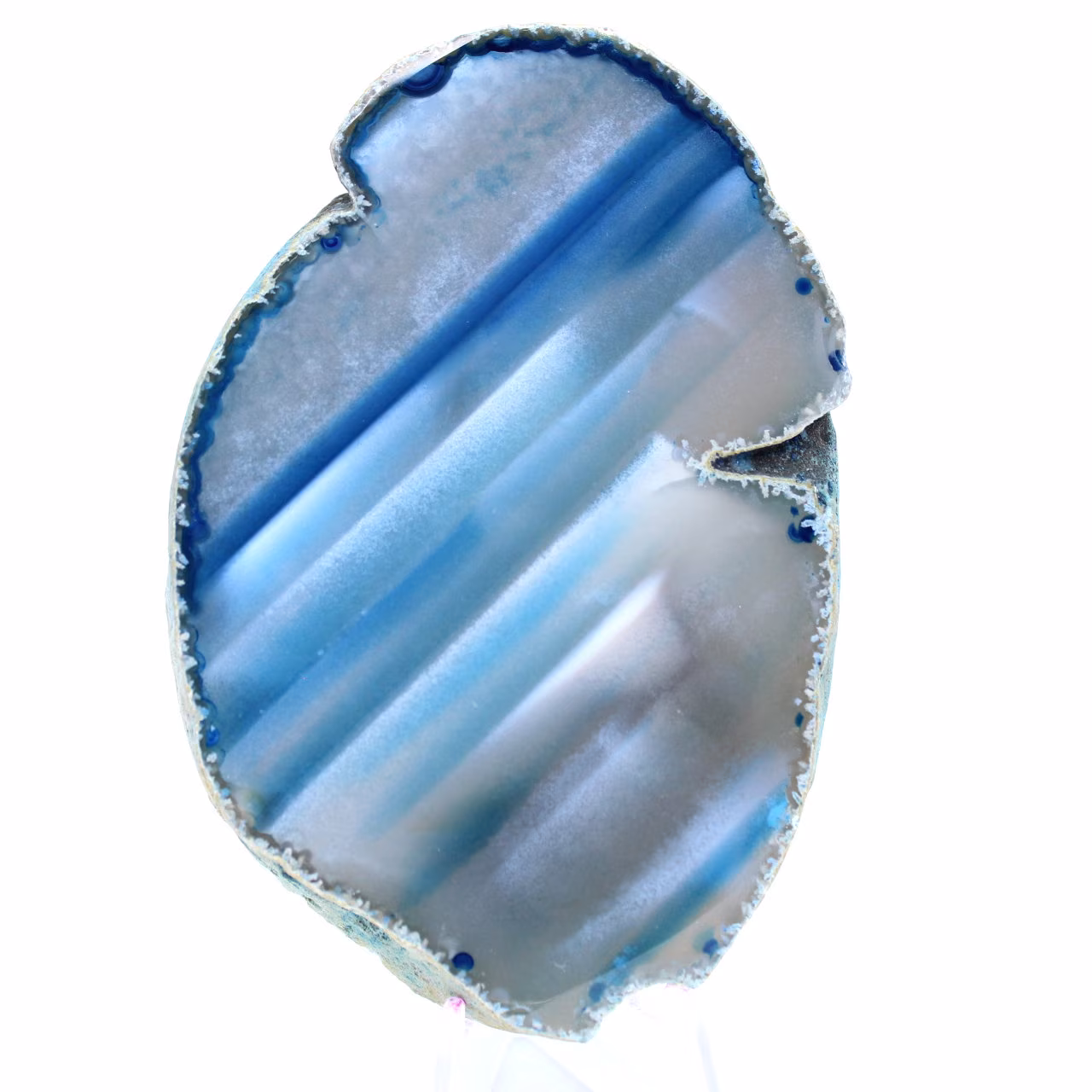 blauer Achatstein