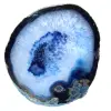 Blauer Achatstein aus Brasilien - 0