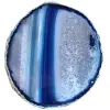 Dekoration aus mineralblauem Achat - 0