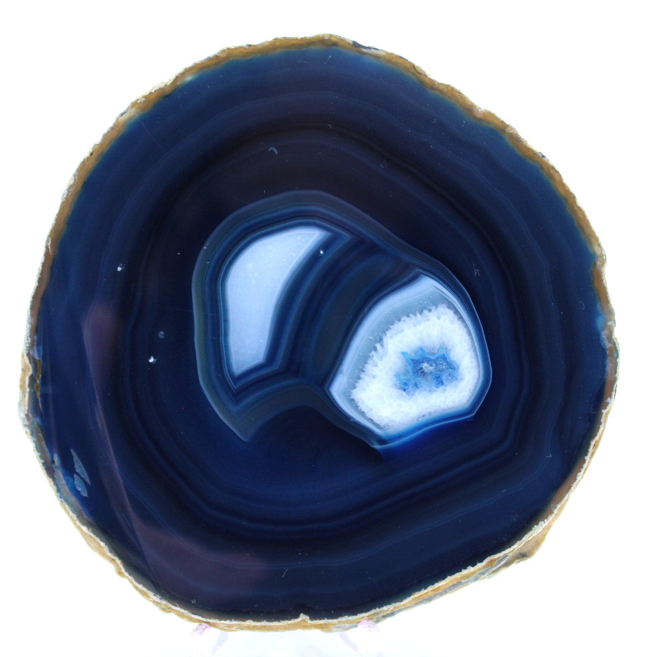 Dekostein blauer Achat
