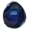 mineralischer blauer Achat - 0