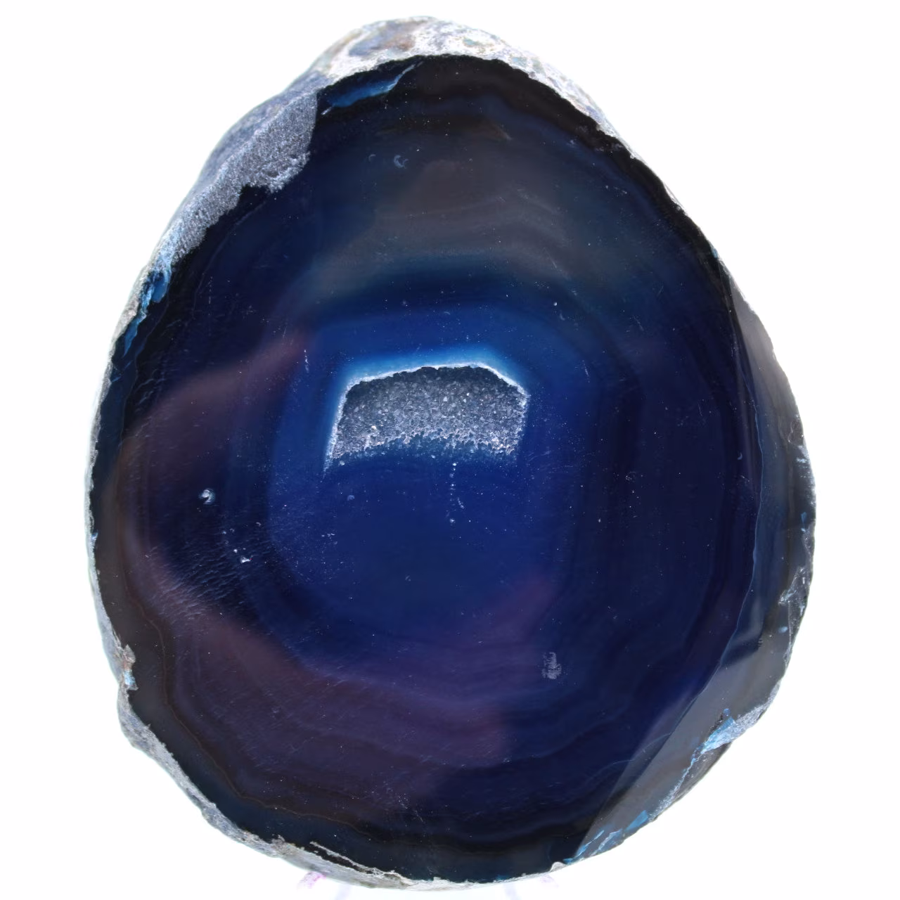 mineralischer blauer Achat