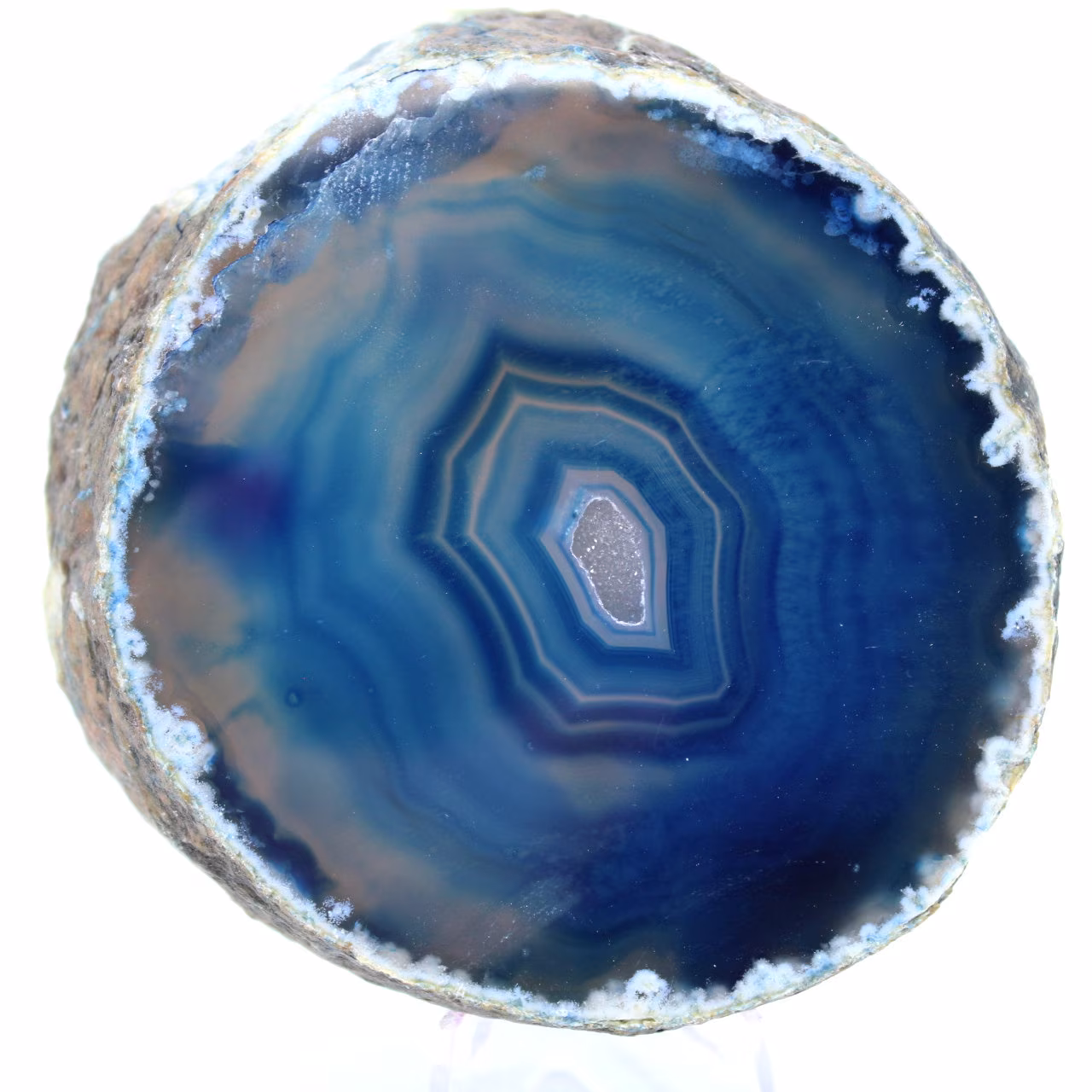 Brasilianischer blauer Achat