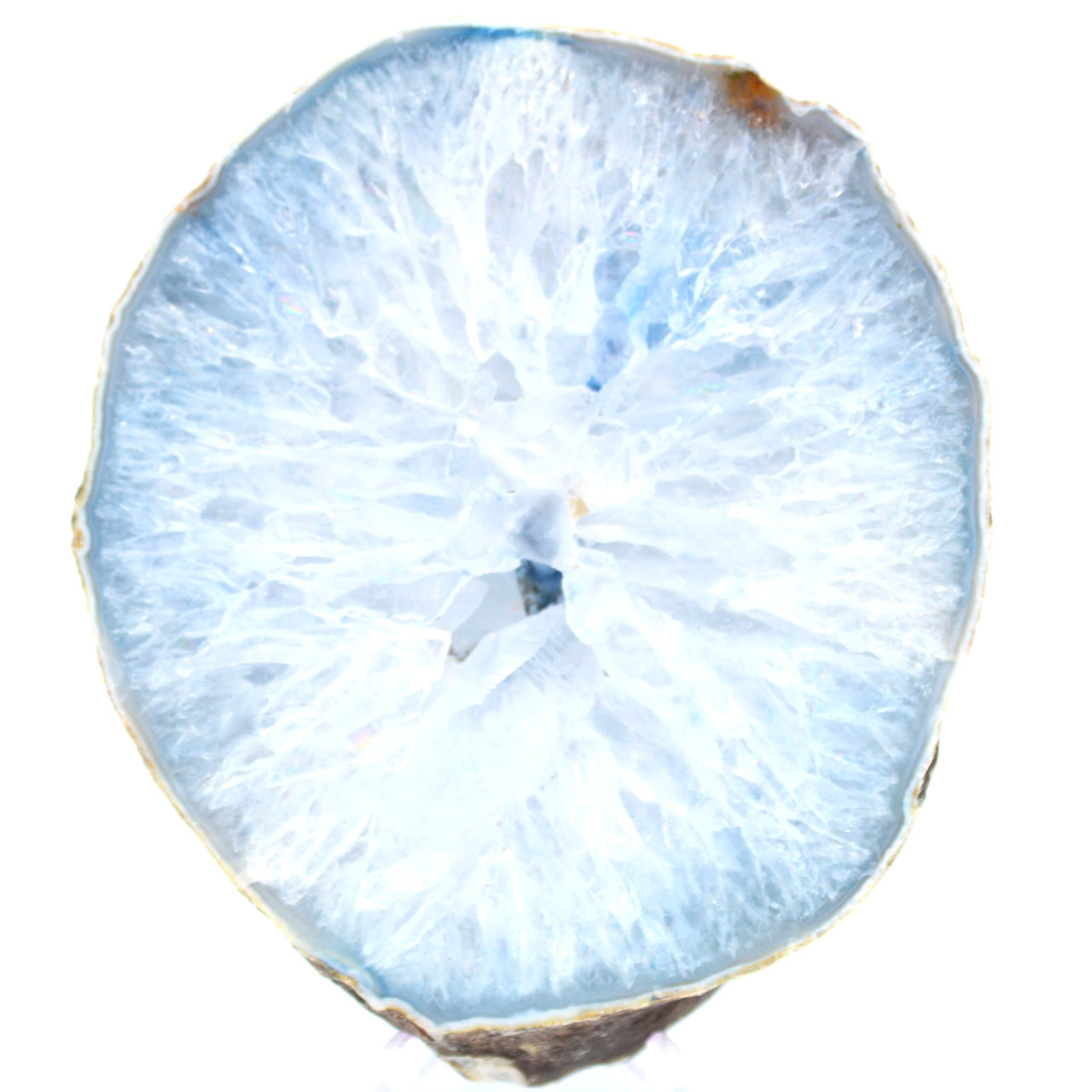dekorativer blauer Achat