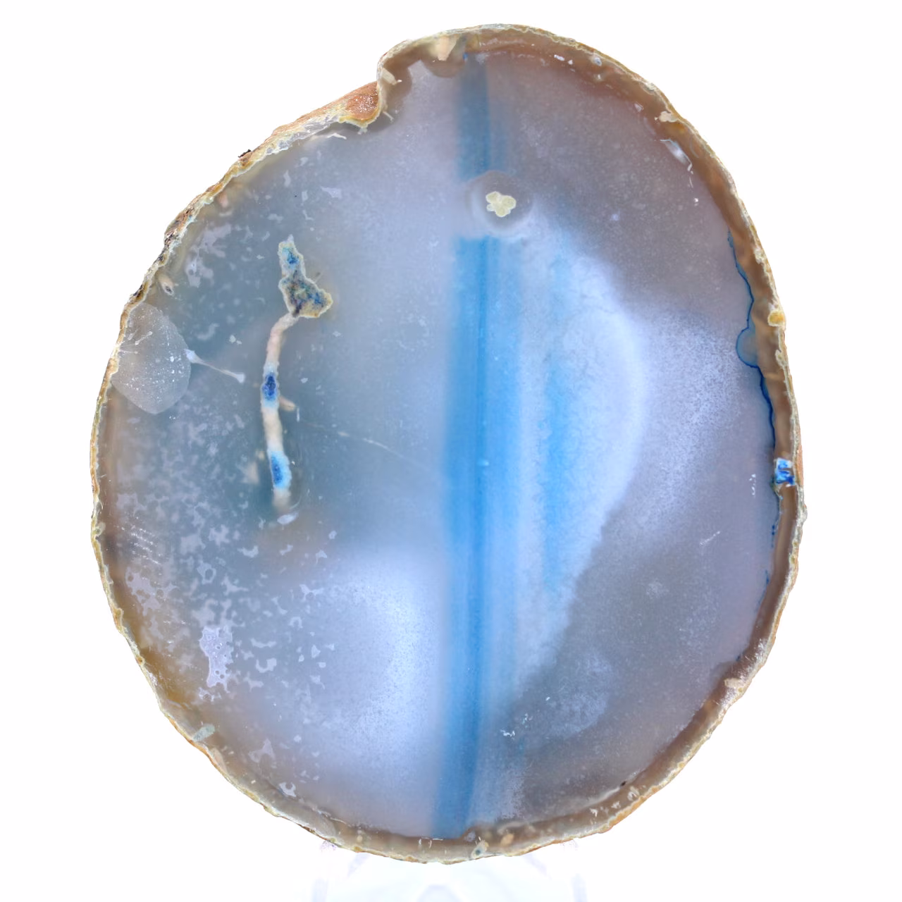 Dekostein blauer Achat