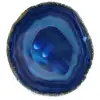 mineralischer blauer Achat - 0