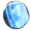 blauer Achatstein - 0