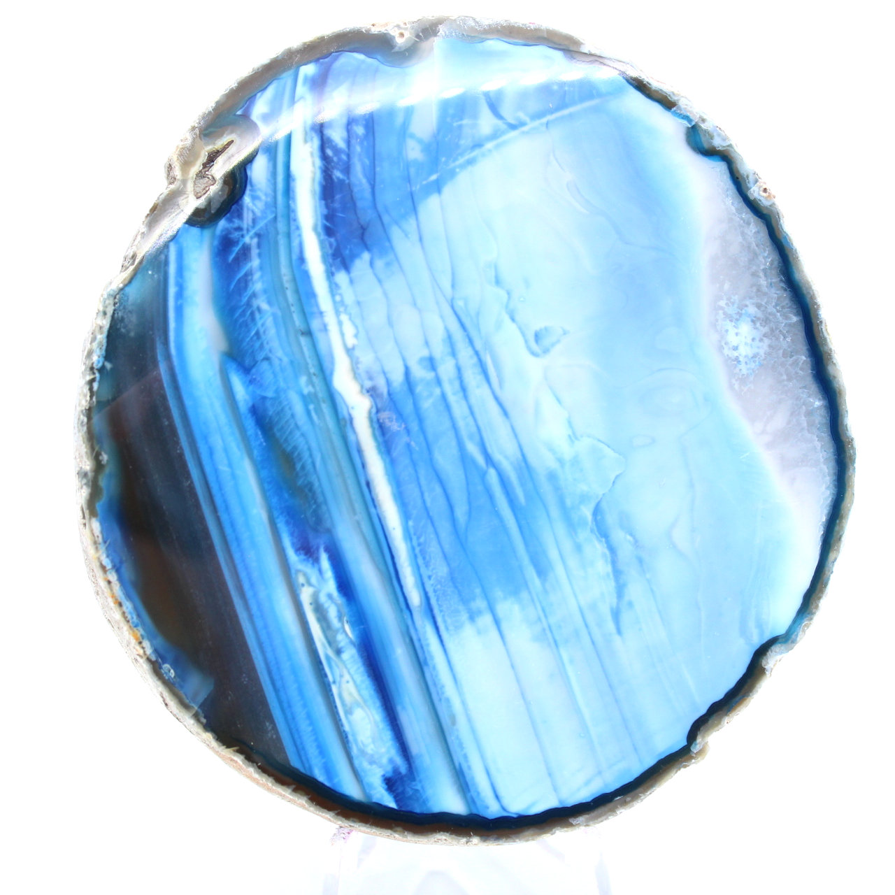 blauer Achatstein