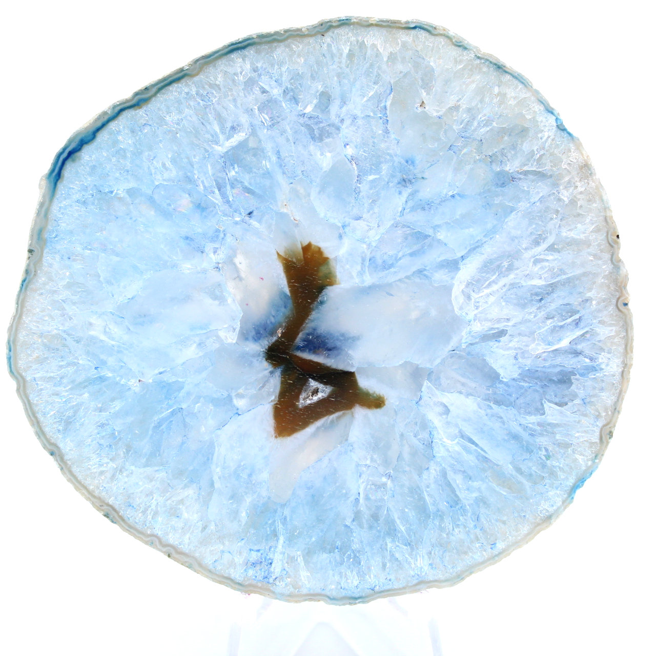 Blauer Achatstein aus Brasilien