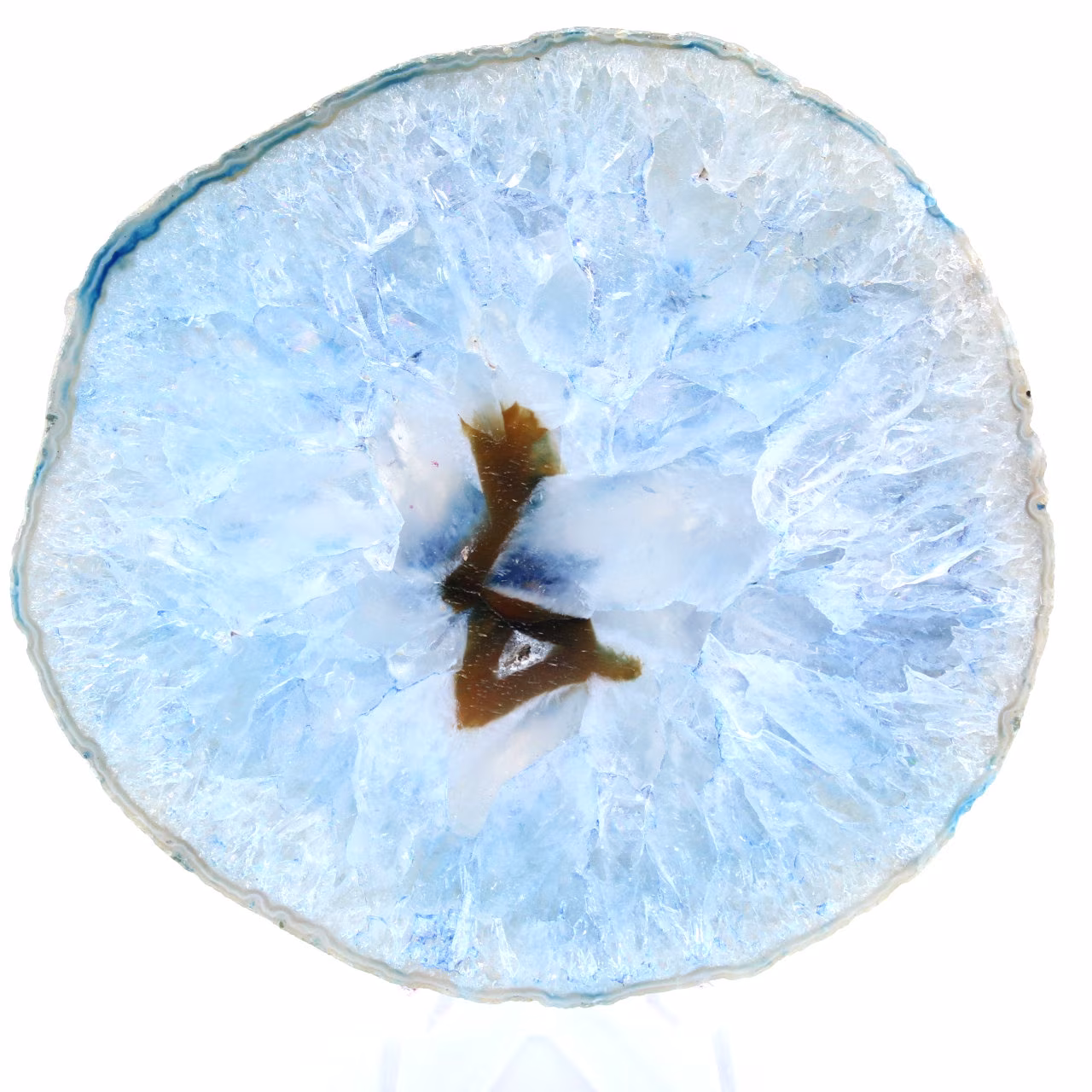 Blauer Achatstein aus Brasilien