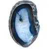 Scheibe mineralischer blauer Achat - 0